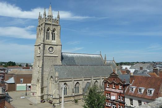 Minster church Sts Thoma Newport Isle of Wight