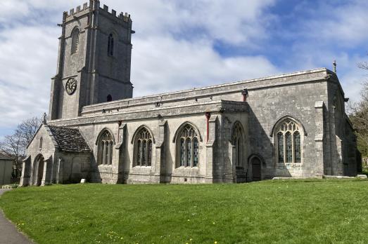 Exterior of the church of All Saints in Wake Regis