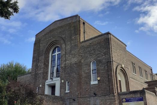 The front of Leeds Holy Rosary Church