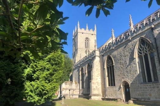 Outside of Sutton Cum Lound St Bartholomew Church