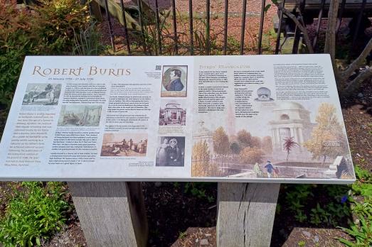 A sign outside Dumfries St Michael Church