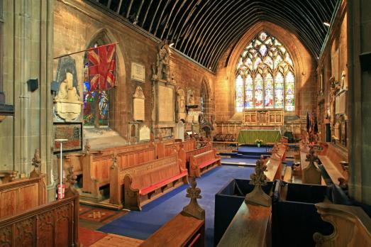 Inside Stockport St Mary Church