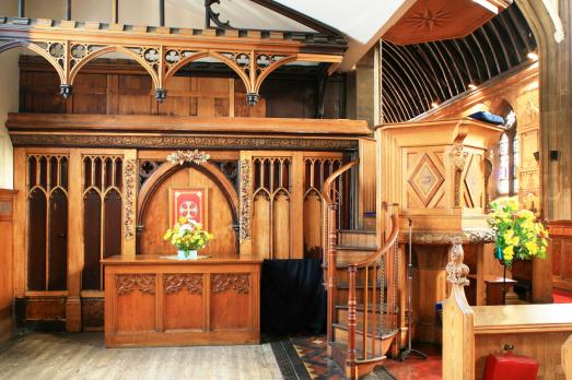 Inside Stockport St Mary Church