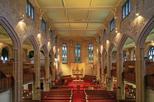 Inside Darwen St Peter Church