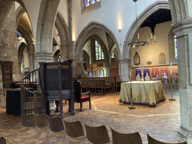 Interior at Kingston All Saints