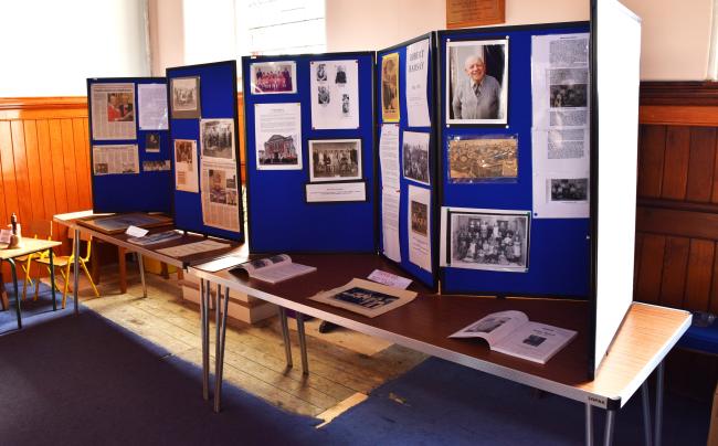 A display set up in Ebrington Presbyterian Church