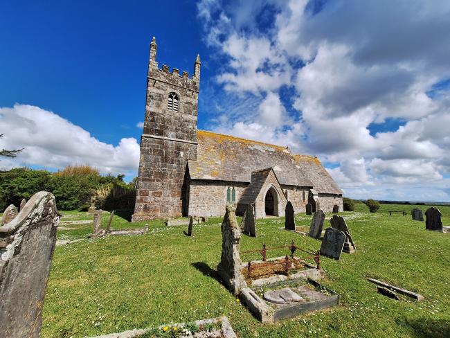 Grade St Grada and Holy Cross Church in Cornwall